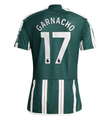 Manchester United Alejandro Garnacho #17 Udebanetrøje 2023-24 Kort ærmer